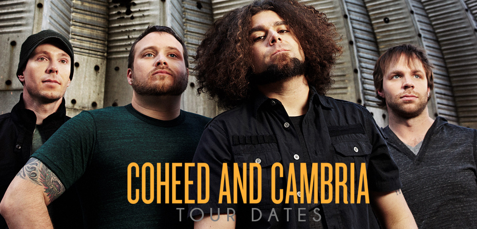 coheed and cambria tour schedule